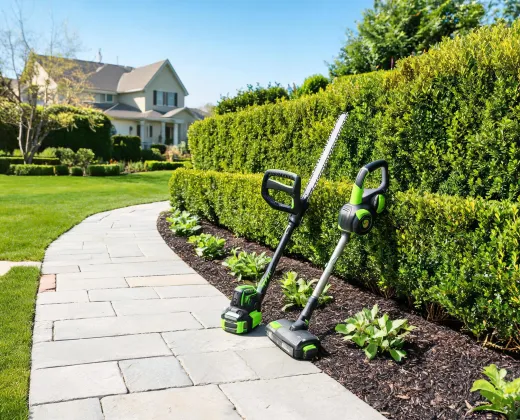 Garden beds and trimming
